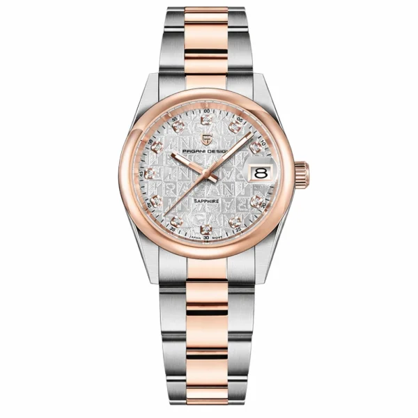 Жіночий годинник Pagani Design PD-1794L Silver-Rose Gold-White фото 1